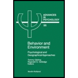 Behavior and Environment