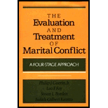 Evaluation and Treatment of Marital Conflict  A Four Stage Approach