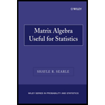 Matrix Algebra Useful for Statistics