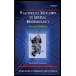 Statistical Methods in Spatial Epidemiology