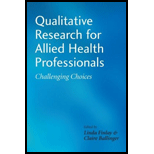 Qualitative Research For Allied Health