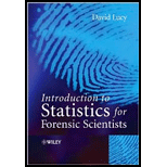 Introduction to Statistics for Forensic Scientists