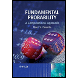 Fundamental Probability  Computational Approach