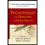 Psychotherapy for Depression and Older Adults