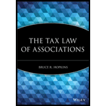 The Tax Law Of Associations - Hopkins