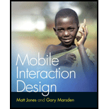 Mobile Interaction Design