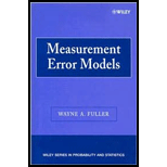 Measurement Error Models