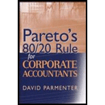 Paretos 80/ 20 Rule for Corporate Accountants