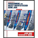 Introduction to Programming and Object Oriented Design Using Java
