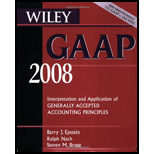 Wiley GAAP 2008 Edition   With CD