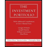 Investment Portfolio   With CD