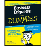 Business Etiquette for Dummies (Paperback) by Sue Fox - ISBN 9780470147092
