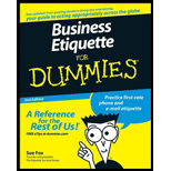 cover of Business Etiquette for Dummies (Paperback) (2ND 08)