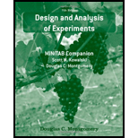 Design and Analysis of Experiments MINITAB Manual