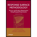 Response Surface Methodology Process and Product Optimization Using Designed Experiments