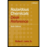 Hazardous Chemicals Desk Reference - Richard Lewis