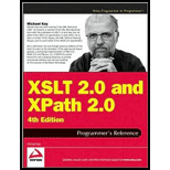 XSLT 2.0 and XPath 2.0 Programmers Reference