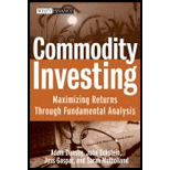 Commodity Investing