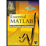 Essential MATLAB for Scientist and Engineers