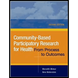 Community Based Participatory Research for Health  From Process to Outcomes