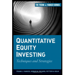 Quanititative Equity Investing