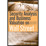 Security Analysis and Business Valuation on Wall Street + Companion Web Site A Comprehensive Guide to Todays Valuation Methods