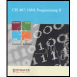 Cis407  Java Programming II (Custom)