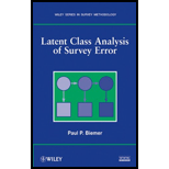 Latent Class Anaylsis of Survey Error