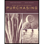 Purchasing Selection and Procurement for the Hospitality Industry   Study Guide