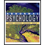 Abnormal Psychology 11th edition (9780470380086) - Textbooks.com