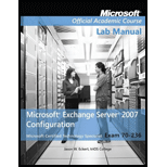 70 236  Microsoft Exchange Server 2007 Configuring   LAB MAN.