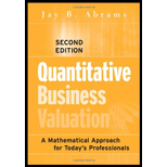 Quantitative Business Valuation