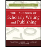 Handbook of Scholarly Writing and Publishing