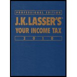 J. K. Lassers Your Income Tax, Prof. Edition