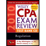 Wiley CPA Exam Review  2010 Test Bank CD (Sw) -  O. Ray Whittington and Patrick R. Delaney, Box