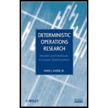 Deterministic Operations Research Models and Methods in Linear Optimization