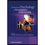 Handbook of Psychology Investigative Interviewing