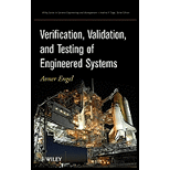 Verification, Validation, and Testing of Engineered Systems