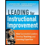 Leading for Instructional Improvement