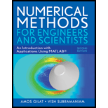 Numerical Methods for Engineers and Scientist