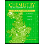 Chemistry: Molecular - Student Solution Manual 6th Edition ...