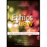 Ethics and Law for School Psychologists