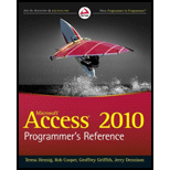 Access 2010 Programmers Reference