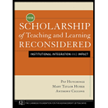 Scholarship of Teaching and Learning Reconsidered