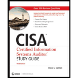 CISA Certified Information Systems Auditor  Study Guide   With CD