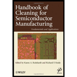 Handbook for Cleaning for Semiconductor Manufacturing - Karen Reinhardt and Richard F.  Eds. Reidy