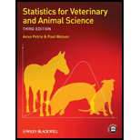 Statistics for Veterinary and Animal Science