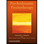 Psychodynamic Psychotherapy