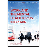 Work and Mental Health Crisis in Britain