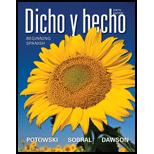 Dicho Y Hecho   Beginning Spanish